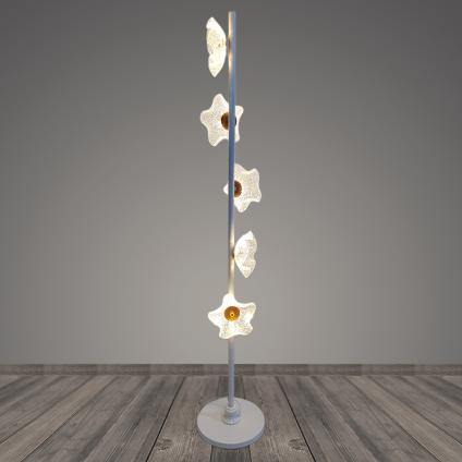 Торшер 10026 WT белый 5х5W LED h1550, BTH